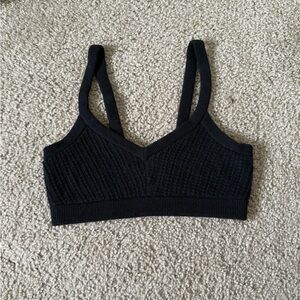 Alo - Cashmere waffle bra